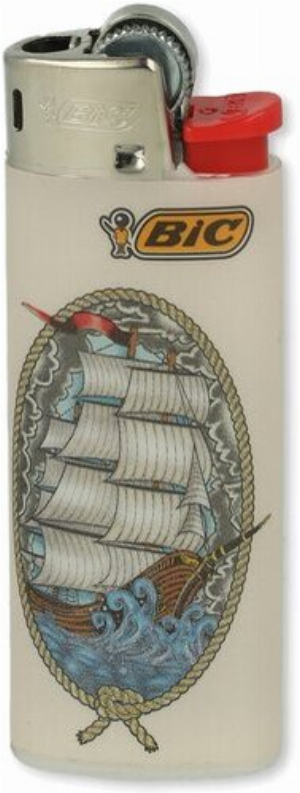 BIC Mini Feuerzeug Sailor 1v8