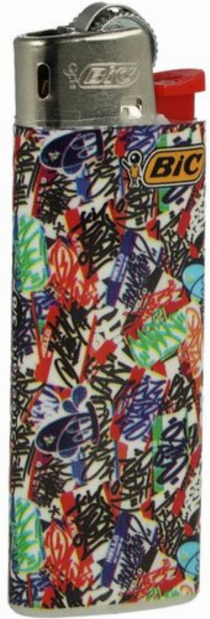 BIC Mini Feuerzeug Street art 3v8