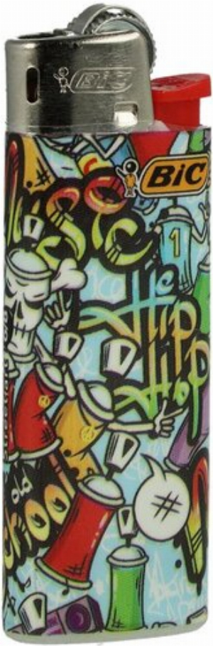 BIC Mini Feuerzeug Street art 6v8