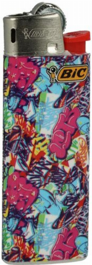 BIC Mini Feuerzeug Street art 8v8