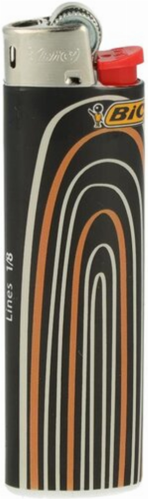 BIC Slim Feuerzeug Lines 1v8