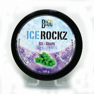 BIGG Ice Rockz Dampfsteine Ice-Grape 120g, ohne Nikotin