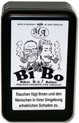 Biker & Bolzer BiBo Pfeifentabak mit Aroma 100g Dose