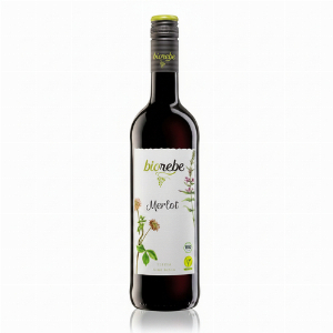Biorebe Merlot Bio Rotwein trocken 12,5% Vol. 750ml