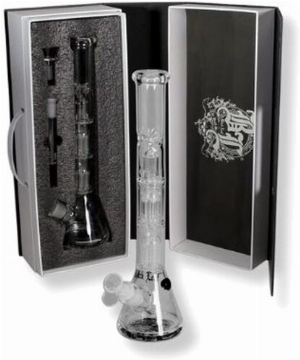 Black Leaf Multilevel Icebong im Koffer