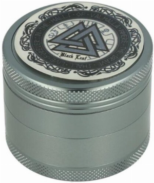Black Leaf Valhalla 4-Fach Grinder ∅ 50mm Grau