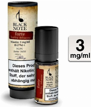 Black Note Forte Liquid 3 mg