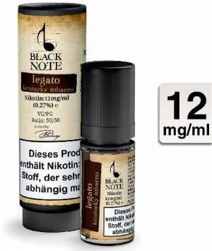 Black Note Legato Liquid 12 mg