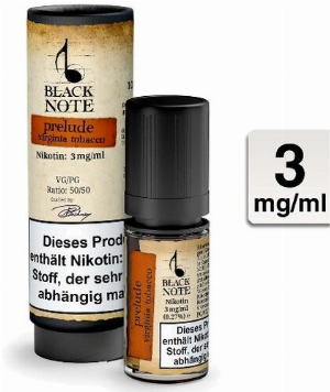 Black Note Prelude Liquid 3 mg