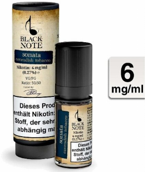 Black Note Sonata Liquid 6 mg