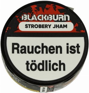BLACKBURN STROBERY JHAM Wasserpfeifentabak 25g