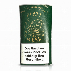 Blattwerk Kräutermischung nikotinfreier Tabakersatz Pouch 20g