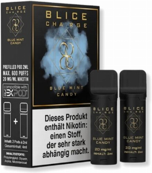 Blice Charge Blue Mint Candy Prefilled Pods 2x2ml 20mg