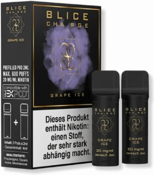 Blice Charge Grape Ice Prefilled Pods 2x2ml 20mg