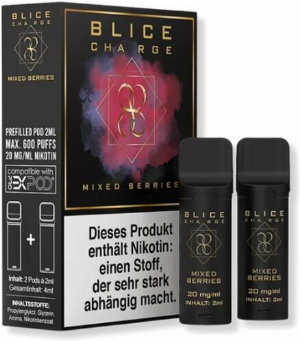 Blice Charge Mixed Berries Prefilled Pods 2x2ml 20mg