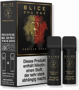 Blice Charge Vanilla Cola Prefilled Pods 2x2ml 20mg