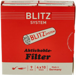 Blitz System Aktivkohlefilter 9mm 40 Stück
