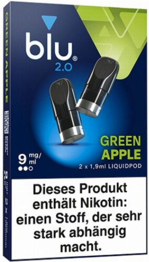 BLU 2.0 Green Apple Liquid Pod 9mg