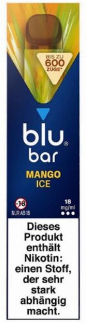 Blu Bar Einweg E-Shisha Mango Ice 18mg
