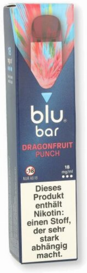 Blu Bar Einweg E-Zigarette Dragonfruit Punch 18mg