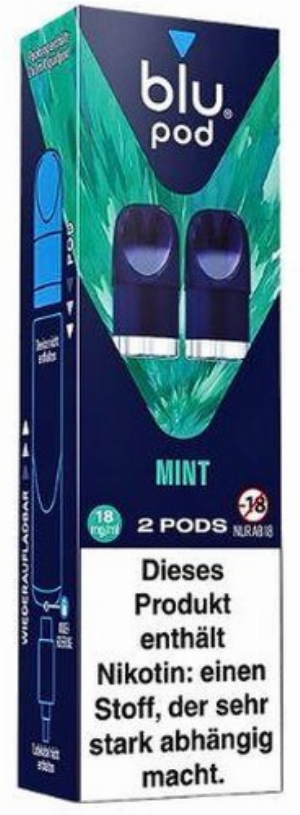 blu Bar Pod Mint 2x2ml 18mg