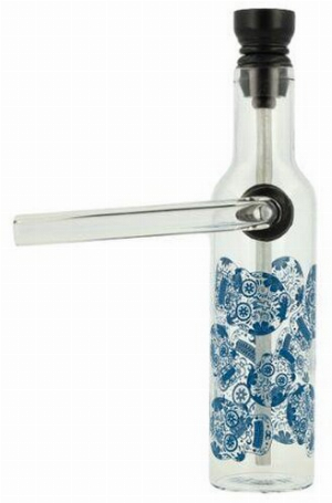 Mini Glas Bong Wildfire Pocket blau Nr.3