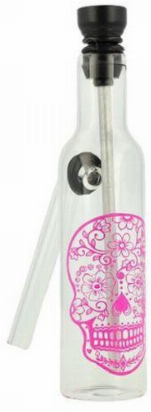 Mini Glas Bong Wildfire Pocket rosa Nr.4