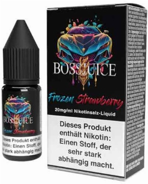 Boss Juice Frozen Strawberry Nikotinsalz Liquid 10ml 20mg