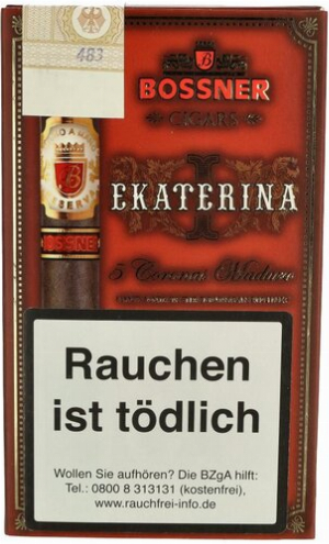 Bossner Ekaterina Maduro Zigarren Corona 5Stk.