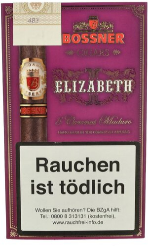 Bossner Elizabeth Maduro Zigarren Corona 5Stk.