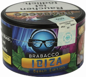 Brabacco Name Ibiza Wasserpfeifentabak 25g