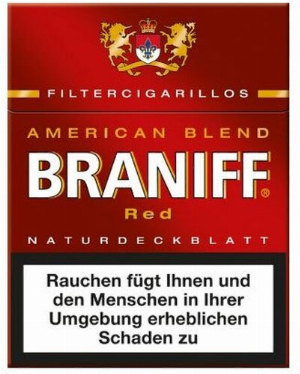 Braniff Filterzigarillos American-Blend Red Big mit Naturdeckblatt 23er