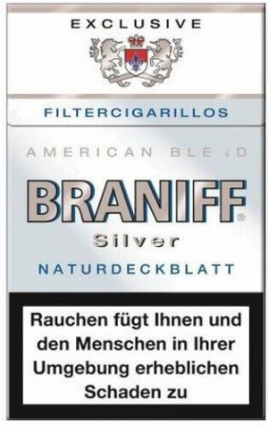 Braniff Filterzigarillos Exclusiv Silver 17er
