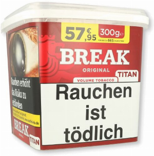 Break Original Red Titan Eimer 300g
