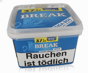 Break Tabak Blau 185g Eimer Volumentabak