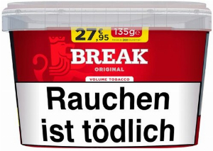 Break Original Rot 135g Eimer Volumentabak