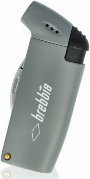Brebbia Pfeifenfeuerzeug mit Besteck Grau