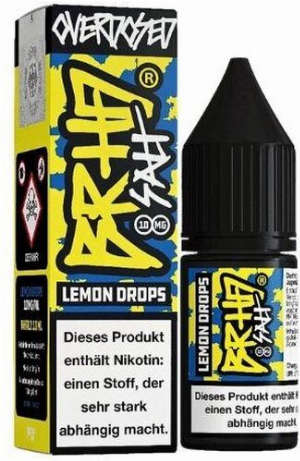 BRHD Barehead Lemon Drops Nikotinsalz Liquid Overdosed 10mg