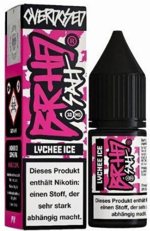 BRHD Barehead Lychee Ice Nikotinsalz Liquid Overdosed 10mg