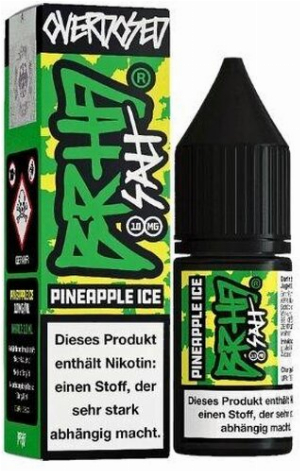 BRHD Barehead Pineapple Ice Nikotinsalz Liquid Overdosed 10mg