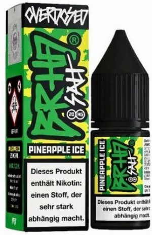 BRHD Barehead Pineapple Ice Nikotinsalz Liquid Overdosed 20mg