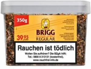 Brigg Regular Pfeifentabak 350g Eimer