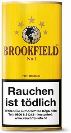 Brookfield No.1 Pfeifentabak 50g Päckchen