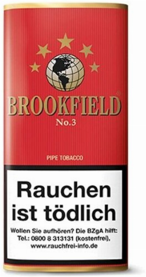 Brookfield Pfeifentabak No.3 50g Päckchen