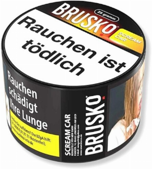 BRUSKO SCREAM CAR Wasserpfeifentabak 25g