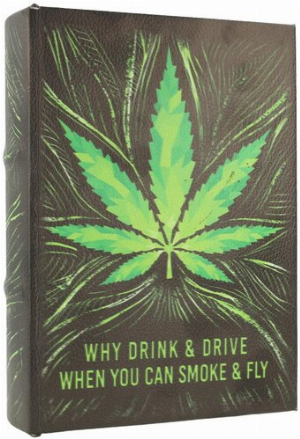 Buchversteck/Stash Book Holzbox Drink & Drive