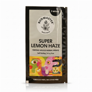 Budmaster Super Lemon Haze Zigarettenpapier mit Terpene 5 Stk.