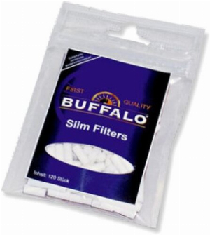 Buffalo Slim Filter 6mm 120 Stück