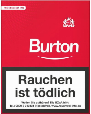 Burton Filter Zigarillos Original Naturdeckblatt XL-Box 25er