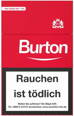 Burton Original Filterzigarillos mit Naturdeckblatt 17er